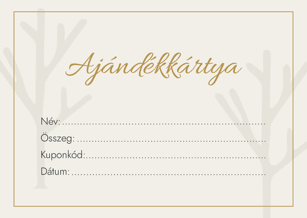 Manimal Ajándékutalvány