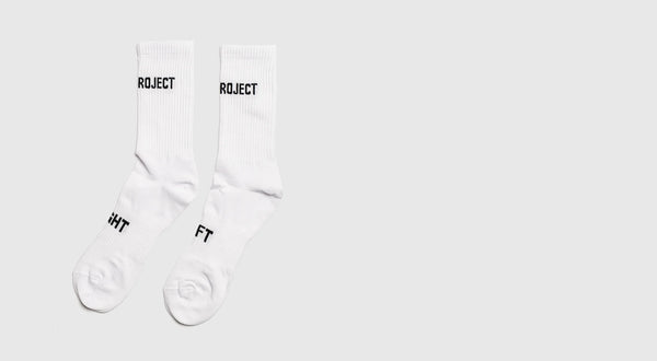 Ohne Project Barefoot Fehér/Fekete Heritage Zokni