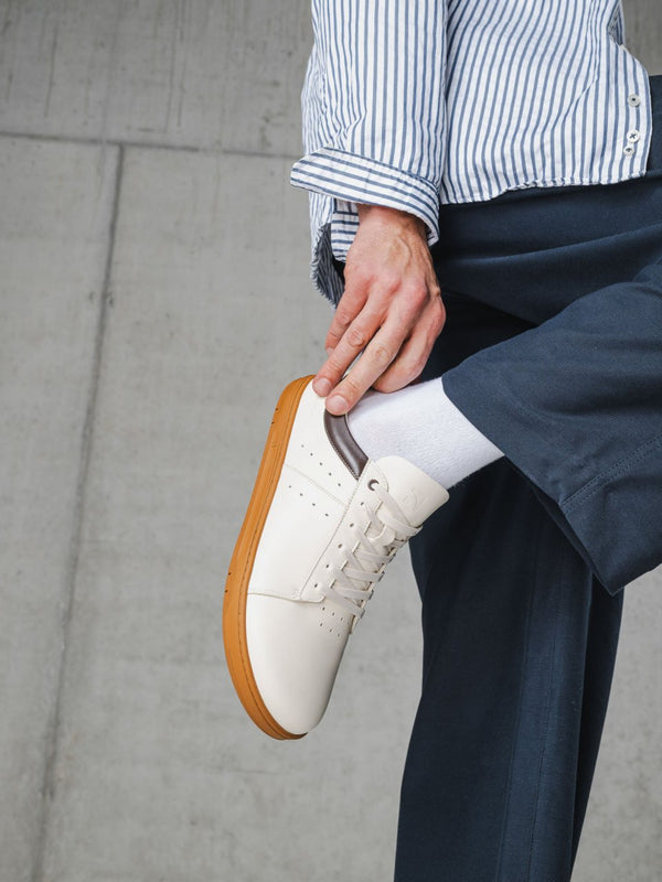 Barebarics Enigma – elefántcsont barefoot sneaker