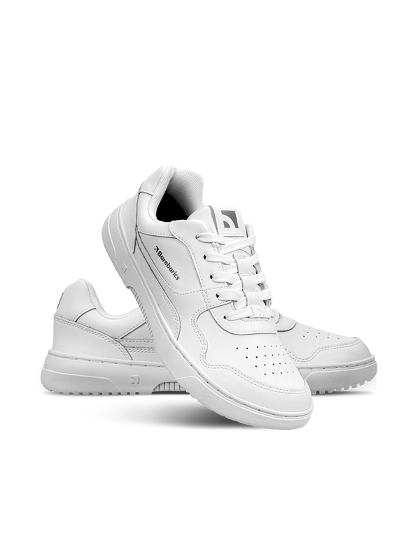 Barebarics Zing - All White barefoot sneaker – 3