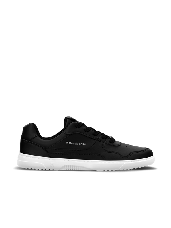 Barebarics Zing - Black & White barefoot sneaker – 1