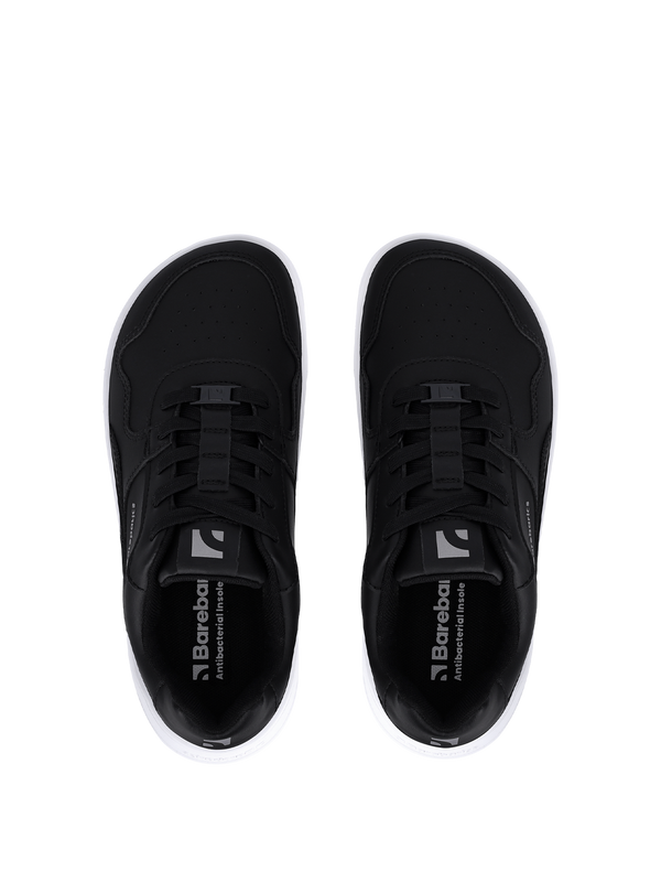 Barebarics Zing - Black & White barefoot sneaker – 7
