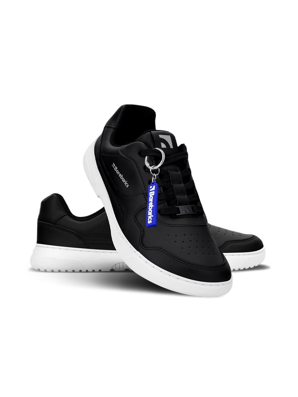 Barebarics Zing - Black & White barefoot sneaker – 11