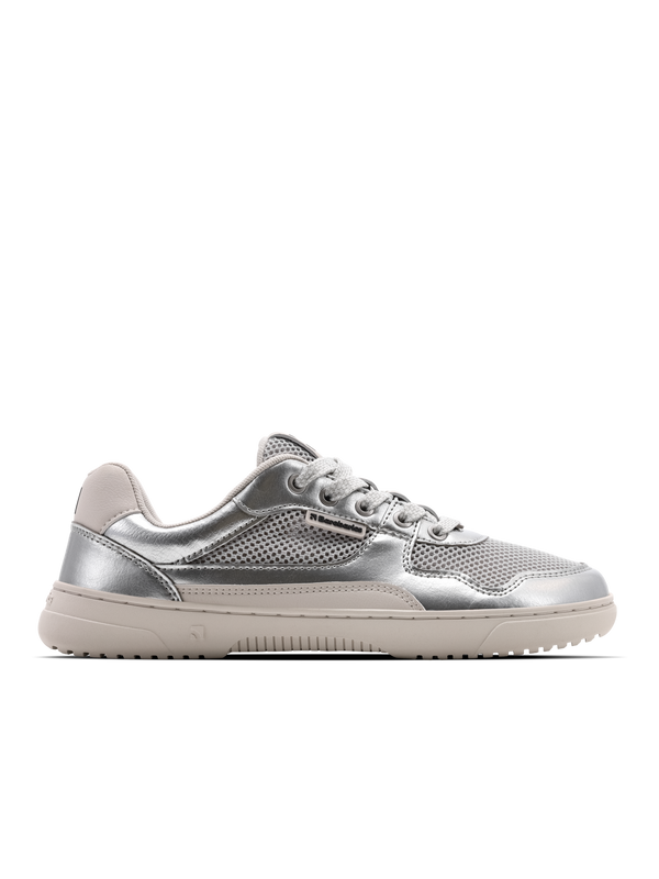 Barebarics Zing - Fresh - Silver barefoot sneaker – 1