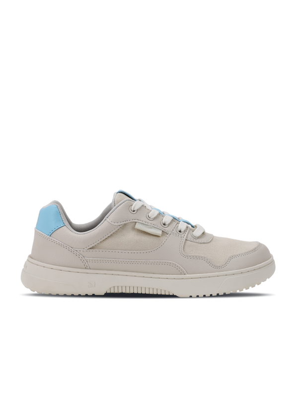 Barebarics Zing - Off-White & Blue barefoot sneaker – 1