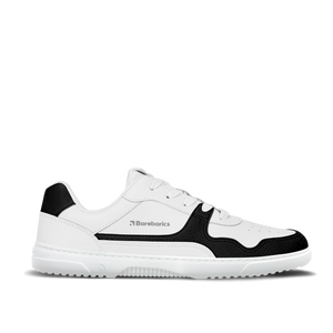 Barebarics Zing - White & Black barefoot sneaker – 1