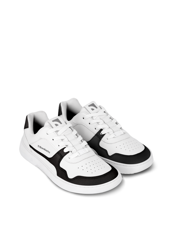 Barebarics Zing - White & Black barefoot sneaker – 5