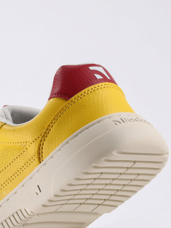 Barebarics Zing - Yellow & Red barefoot sneaker – 4