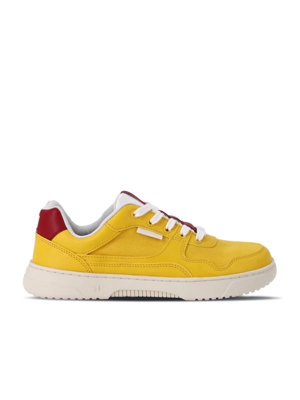 Barebarics Zing - Yellow & Red barefoot sneaker – 1
