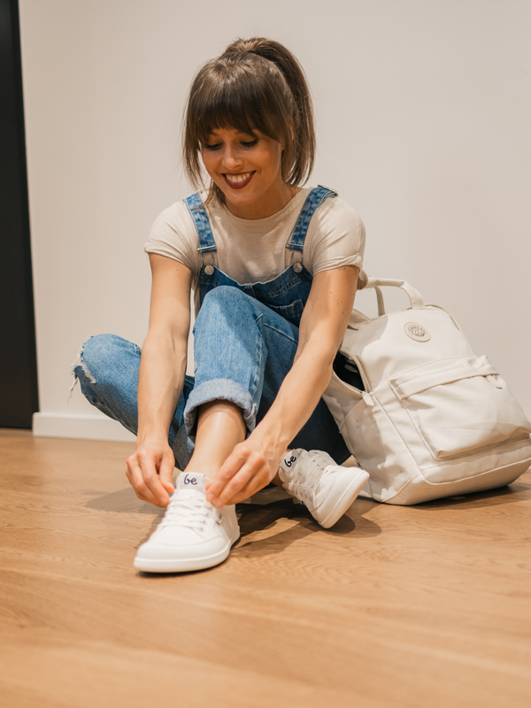 Be Lenka Rebound – All White barefoot tornacipő