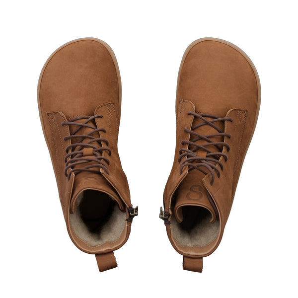 Shapen COZY 2.0 barna barefoot csizma