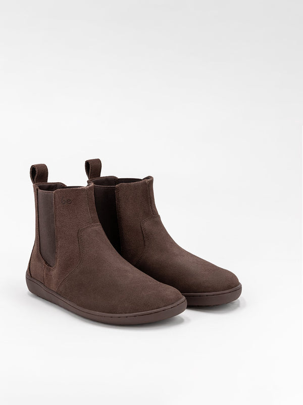 Be Lenka Entice 3.0 Chocolate leather barefoot Chelsea boots – view 3