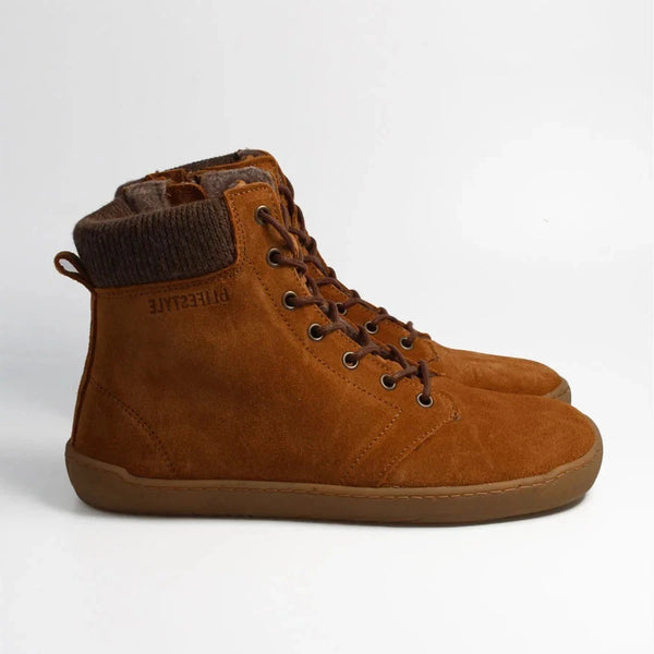 bLIFESTYLE loudSTYLE VELOURS Hazelnut High Top Boot