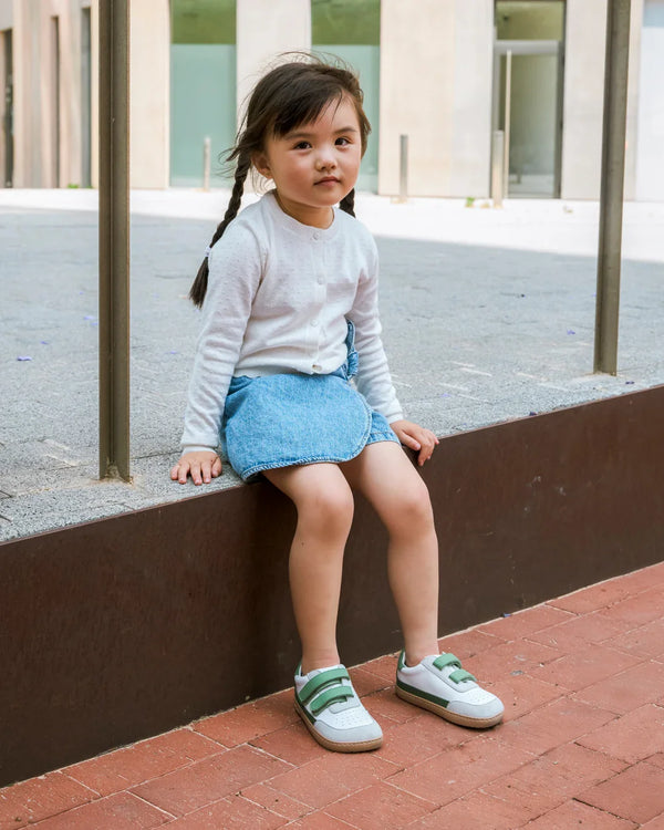 Muris Petra Mini Barefoot Shoe Forest Green