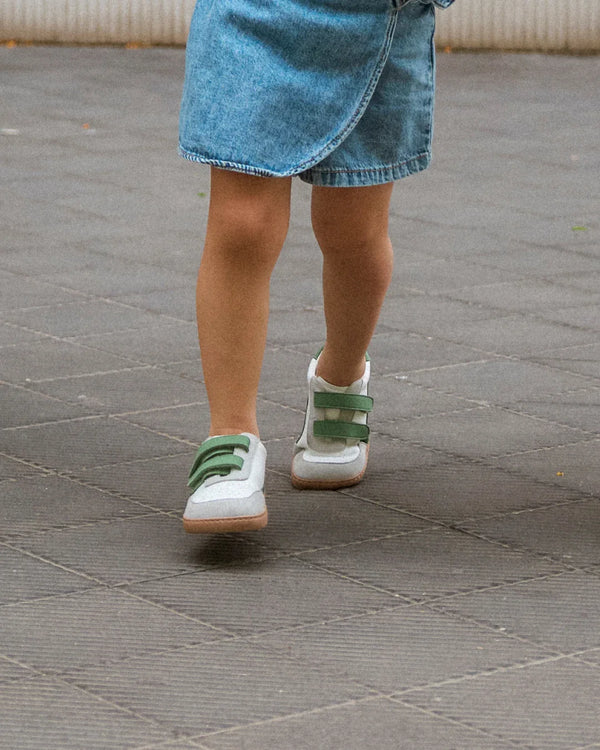 Muris Petra Mini Barefoot Shoe Forest Green