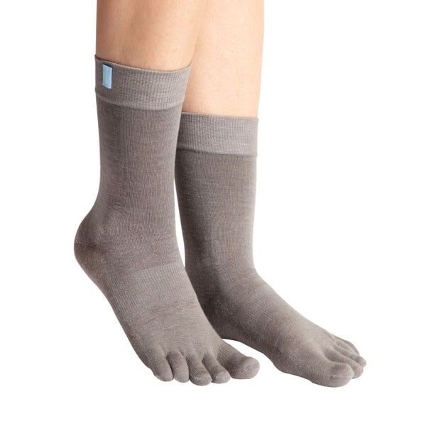 TOETOE® - Outdoor Wool Mid Calf Socks - Grey