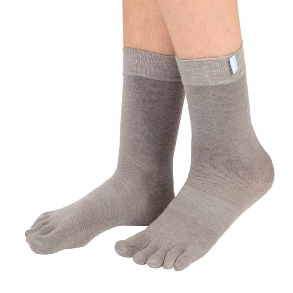 TOETOE® - Outdoor Wool Mid Calf Socks - Grey