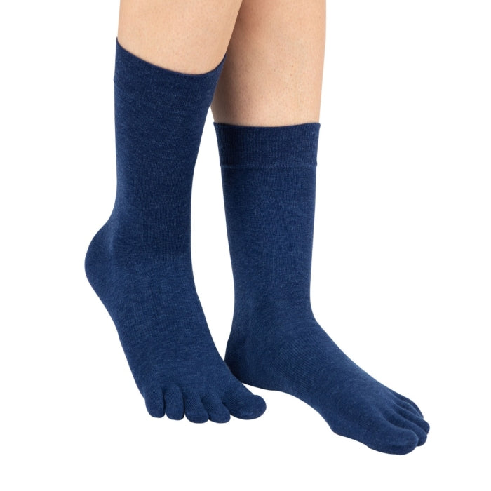 TOETOE® - Outdoor Wool Mid Calf Socks - Blue