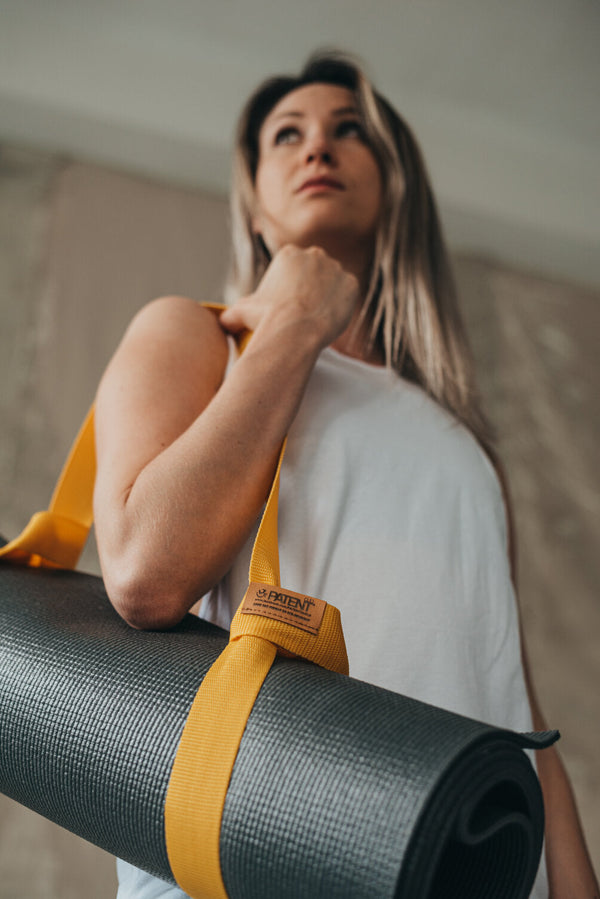 PATENTDUO 2in1 - jóga heveder és matractartó együtt ETHNO INDIAN