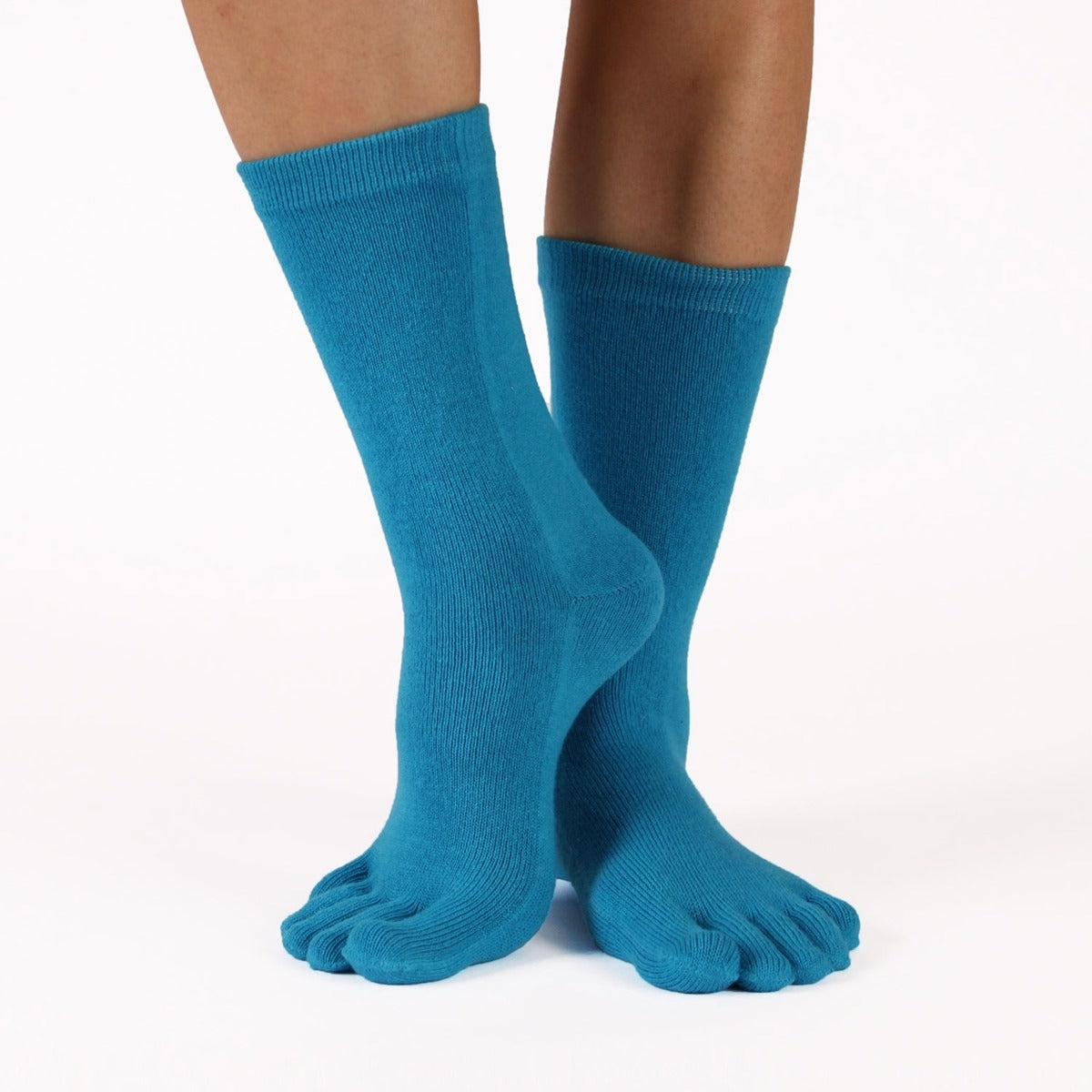 Toe Socks Essential Mid-Calf Blue