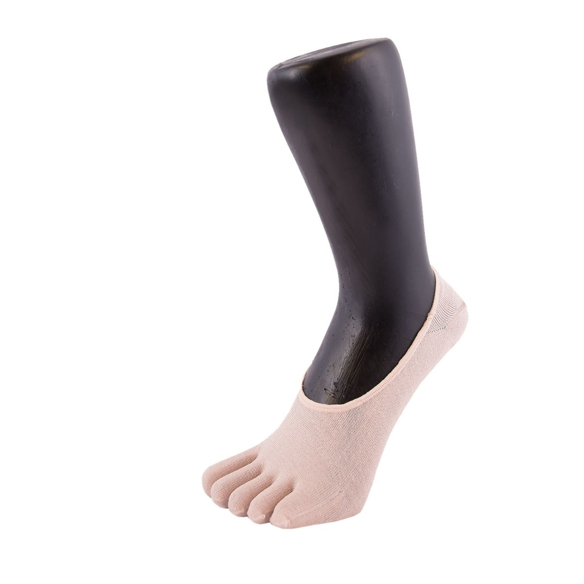 Toe Socks Silk Foot Cover Beige 35-43