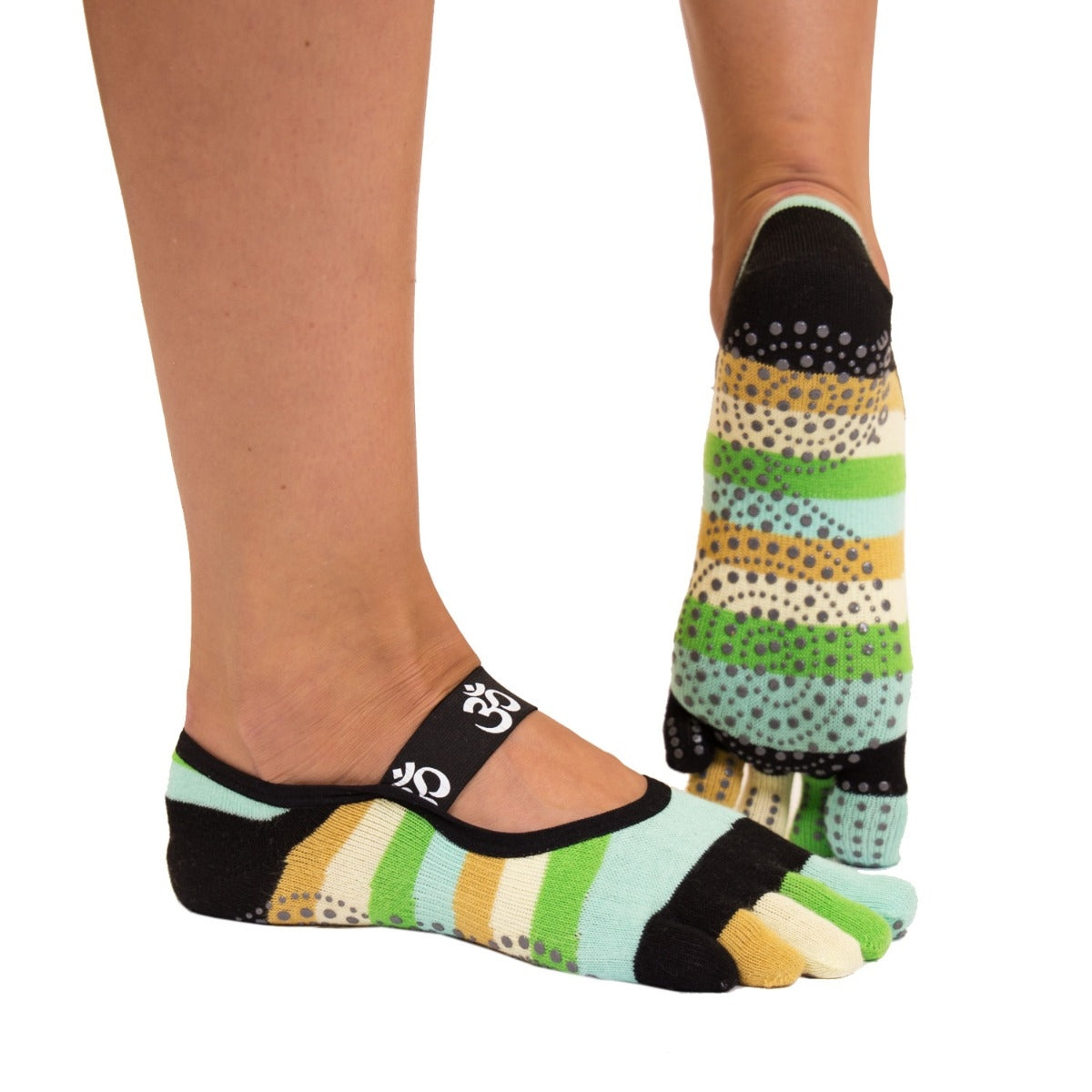 TOETOE® - Toe Socks Yoga non-slip Ommm Size