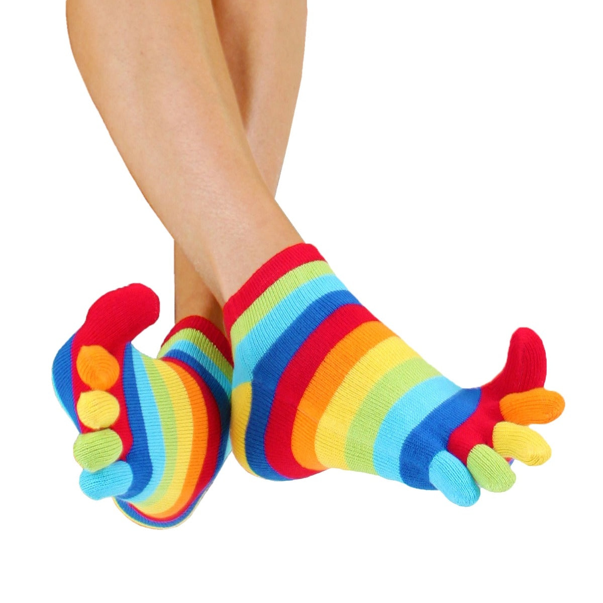 Toe Socks Essential Anklet Rainbow