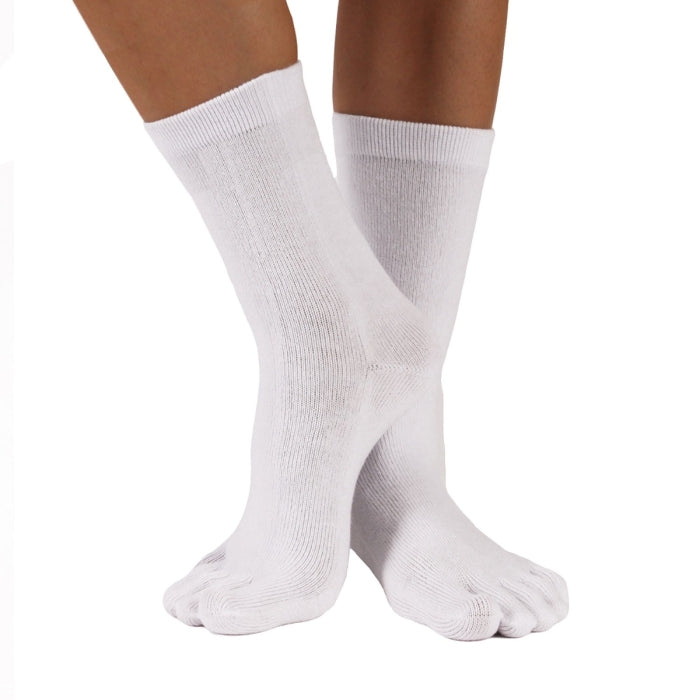 TOETOE® - Mid Calf Essential Socks - White