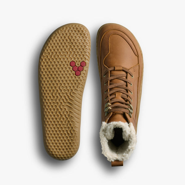 Vivobarefoot Gobi Boot II Warmlined Womens Bark – soleandtop