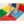 Puzzle Mix Orthopedic Massage Mat 10 pieces