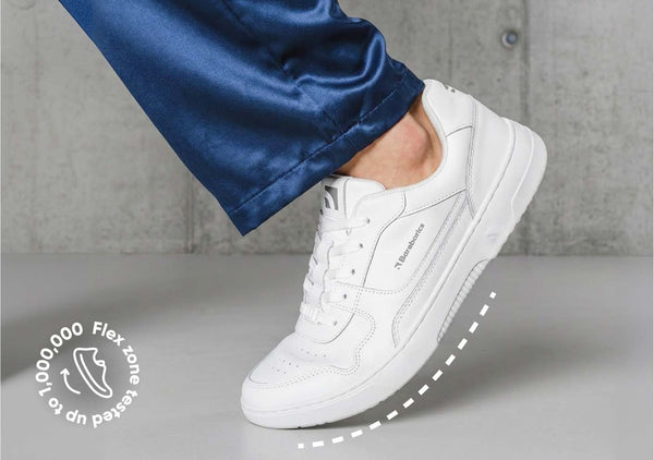 Barebarics Zing – teljesen fekete bőr barefoot sneaker